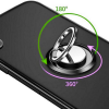 Etui ochronne 3w1 do iPhone 15 z uchwytem ring i szkłem 9H – zestaw Clear 360°